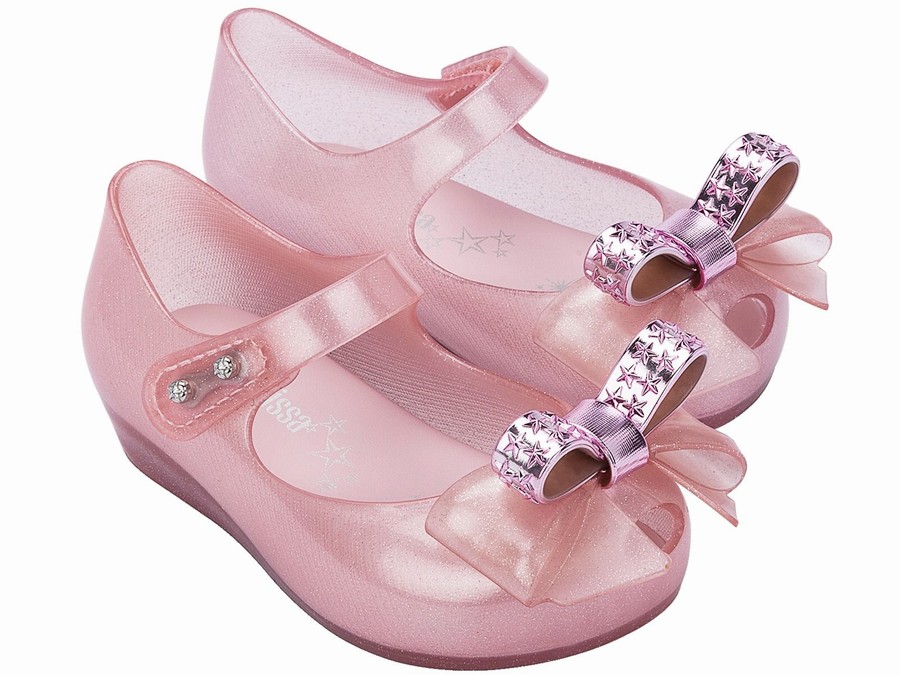 Bailarinas Mini Melissa Ultragirl Stars Dust Bow Bebe - Rosas - Argentina KLX-035619
